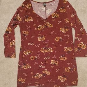 Floral tunic